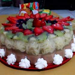 Fruit Chocolate Twenfi Puding Lapis Indomie